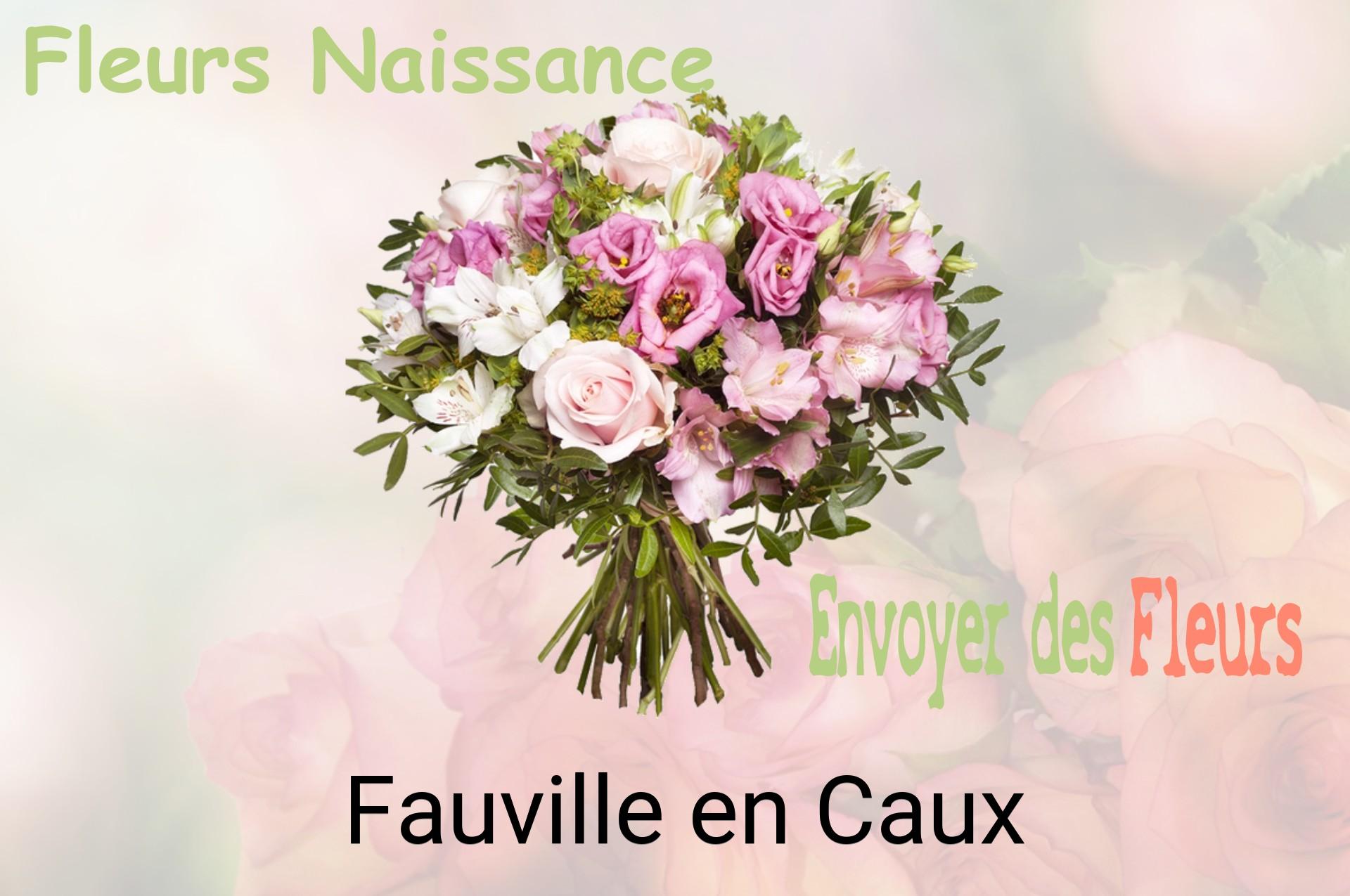 Bouquet de fleurs de naissance livré à Fauville-en-Caux