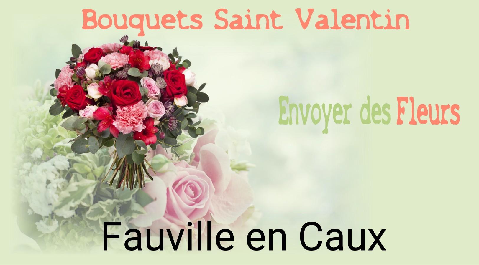 Roses de Saint-Valentin livrées à Fauville-en-Caux